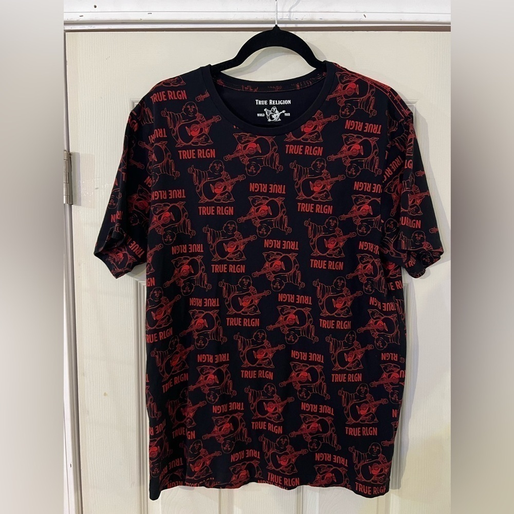 True Religion Buddha Mono Crew Neck T-shirt